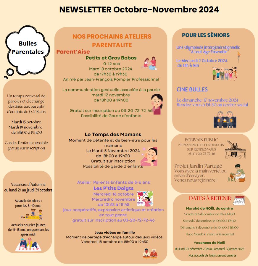 La News Letter d’automne