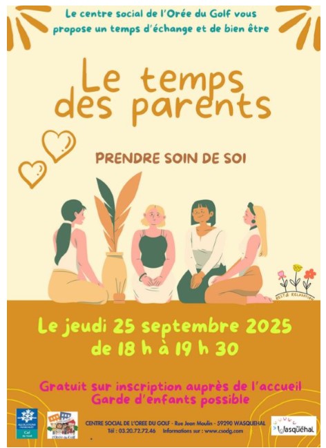 Prendre soin de soi avec “le temps des parents”